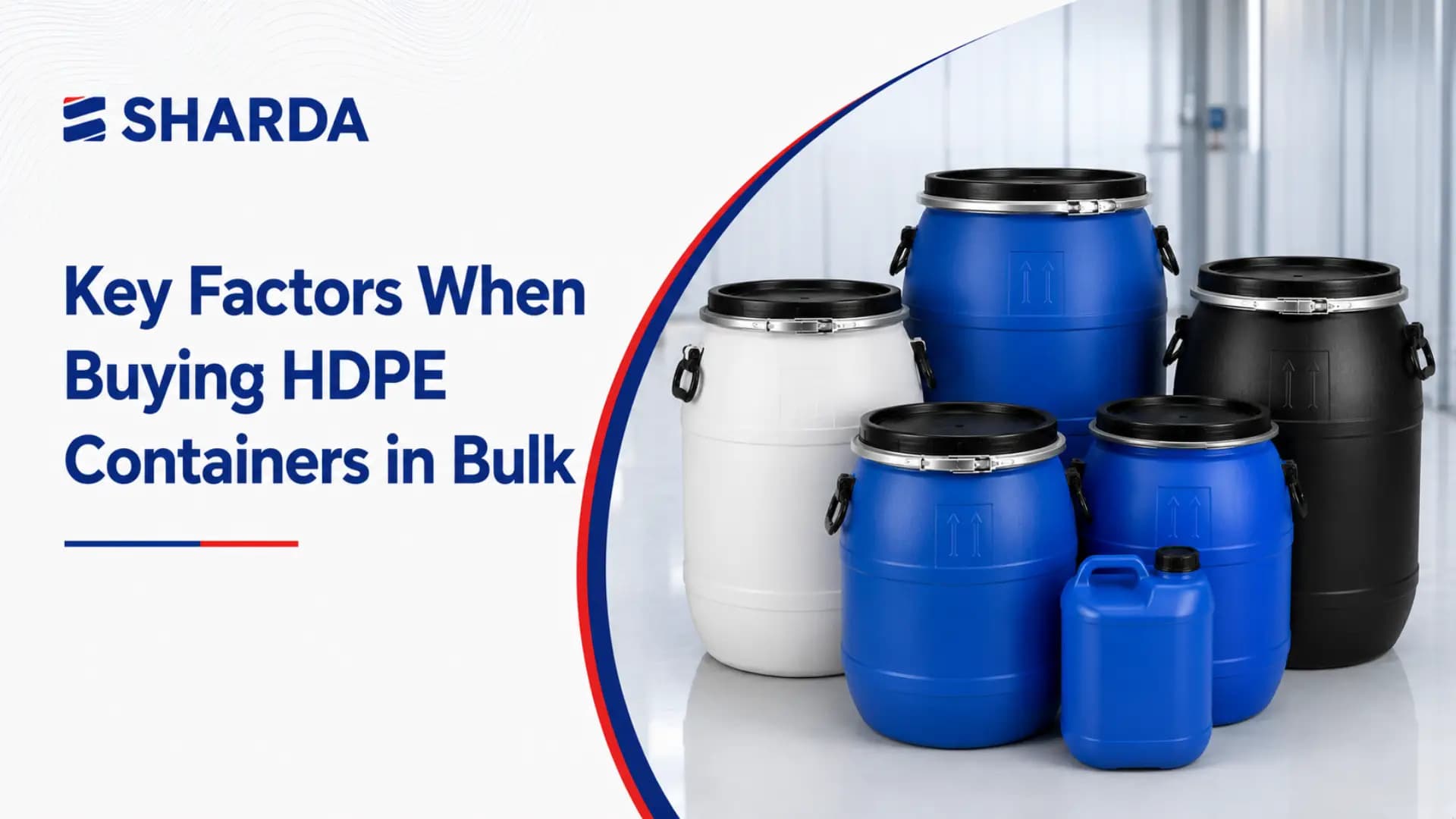 Key Factors When Buying HDPE Containers in Bulk 