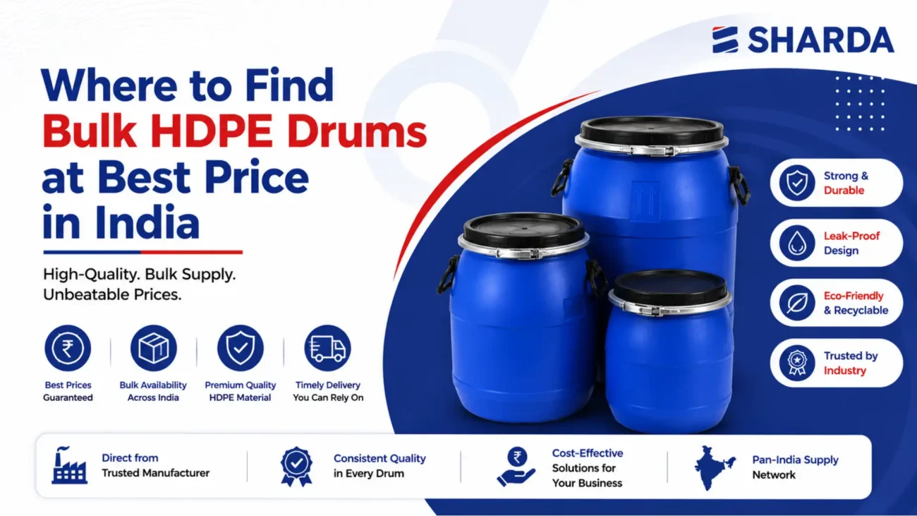 Where to Find Bulk HDPE Drums at Best Price in India